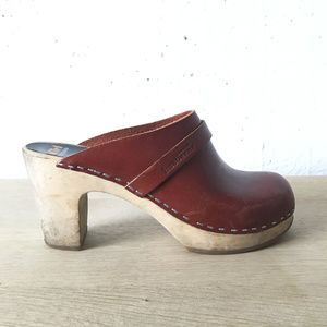 Swedish Hasbeens slip in clog